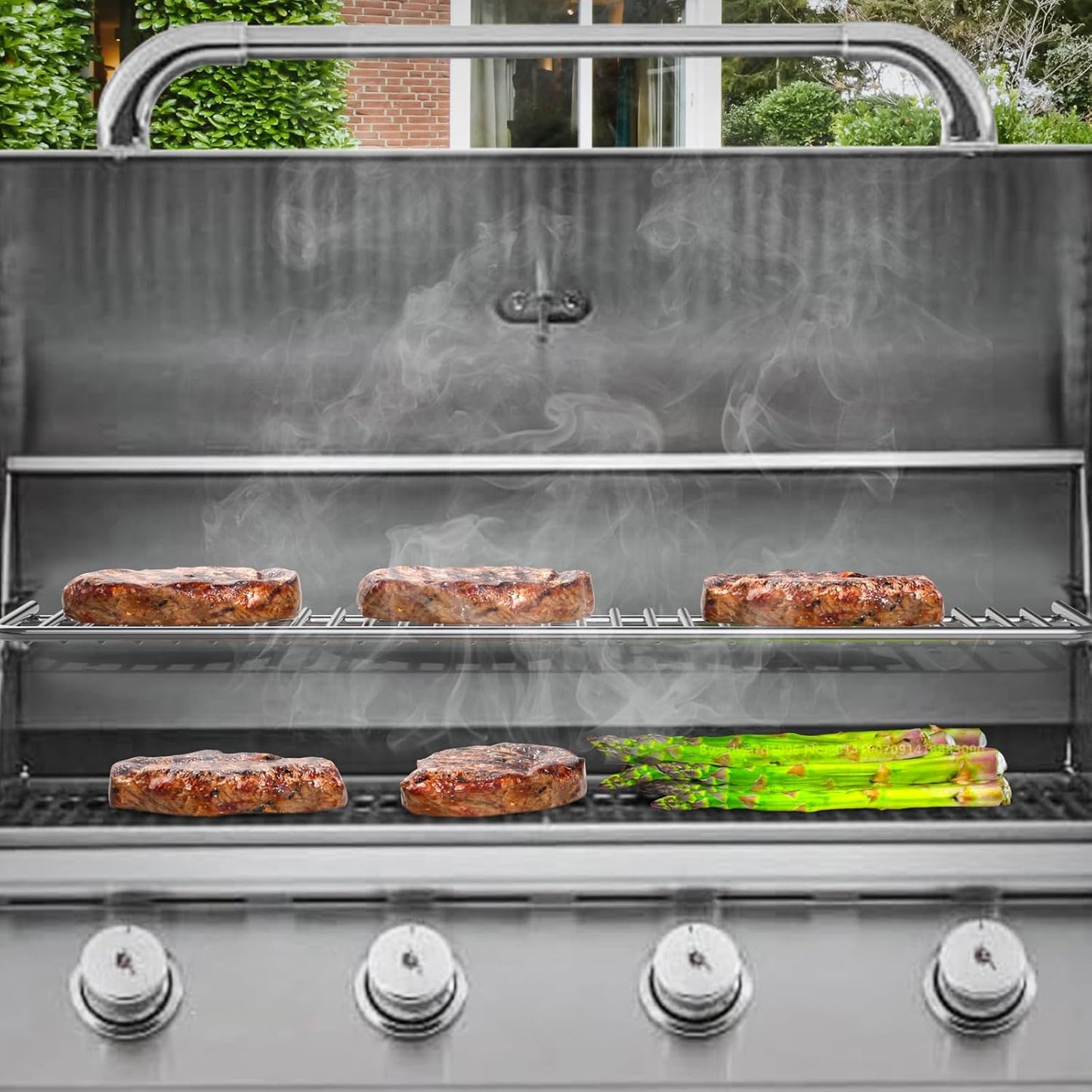 Stainless Steel Warming Rack for Bull 30" Grills – Expand Cooking Surface