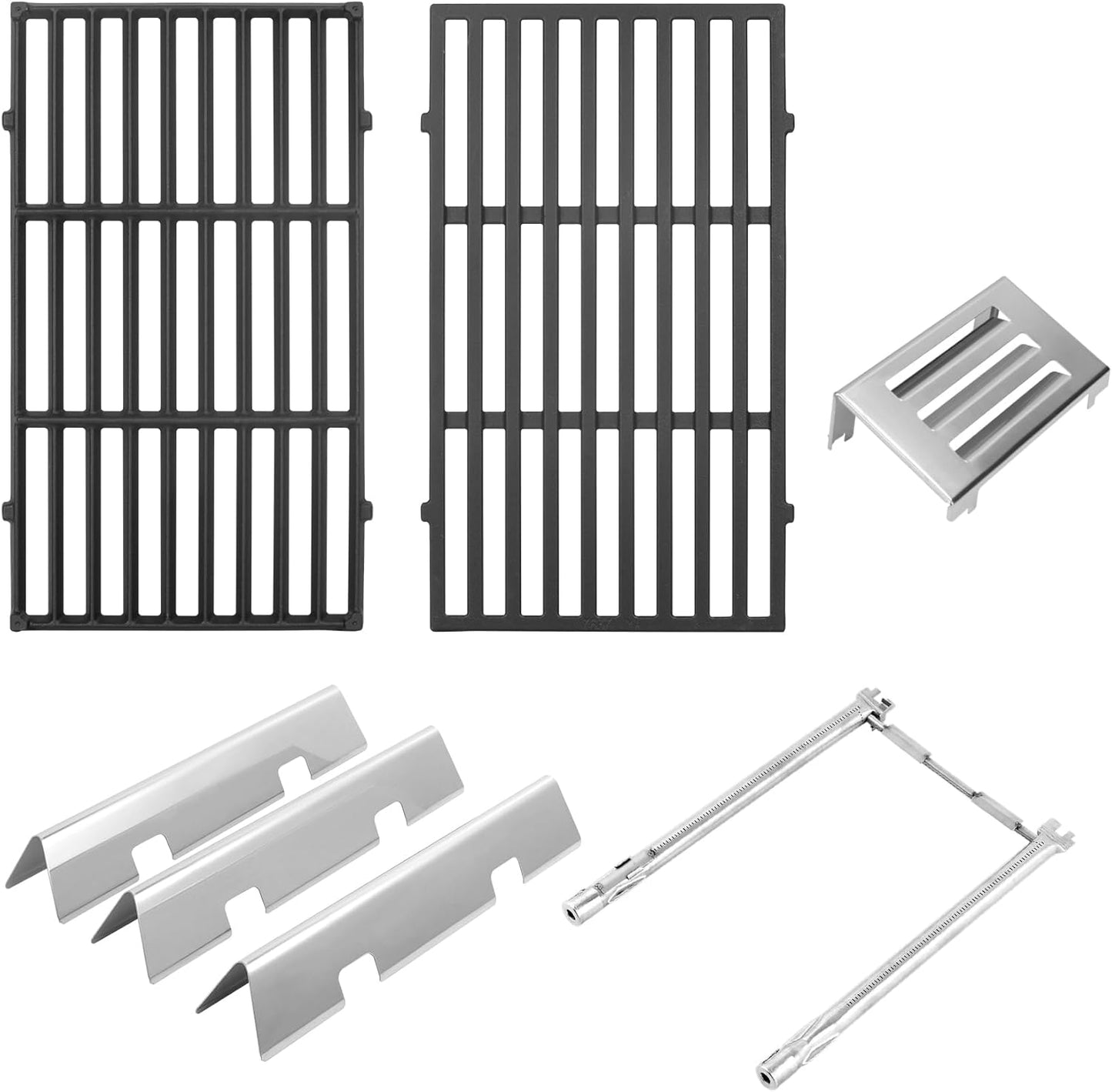 Spirit II E310 Replacement Parts 7636 Flavorizer Bars Burners 7639 Grates for Weber Spirit and Spirit II 300 E-310 S-310 E-320 S-320 E-330 S-330 ii E-310 ii 330 Flavor Bars Burner Spirit 2 GS4 Parts