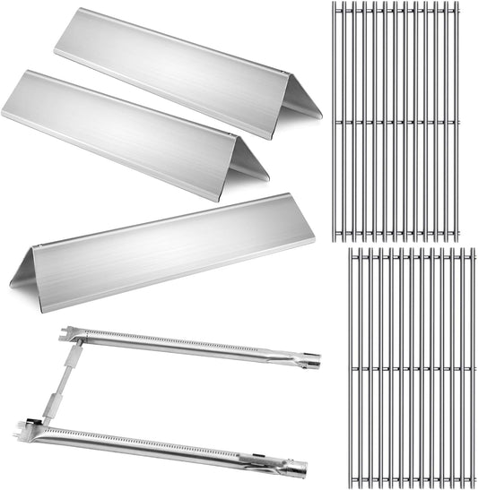 7637 Grid Grates 7635 Stainless Steel Flavorizer Bar with Burner for Weber Replacement for Spirit 200 Series