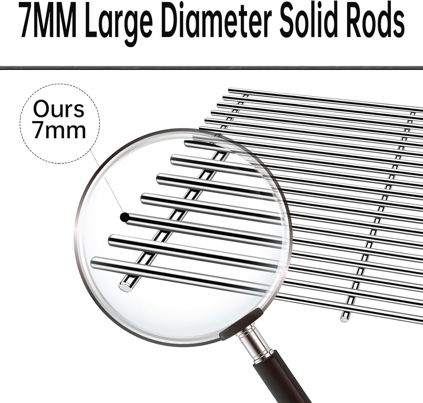 Grill Grates Parts for Weber Genesis Grill 66803, 66096, Weber Genesis II E-610, Genesis II LX E-640 S-640, CSE-315, CSS-315, 18”Stainless Steel Grids BBQ Gas Grill Replacement Parts