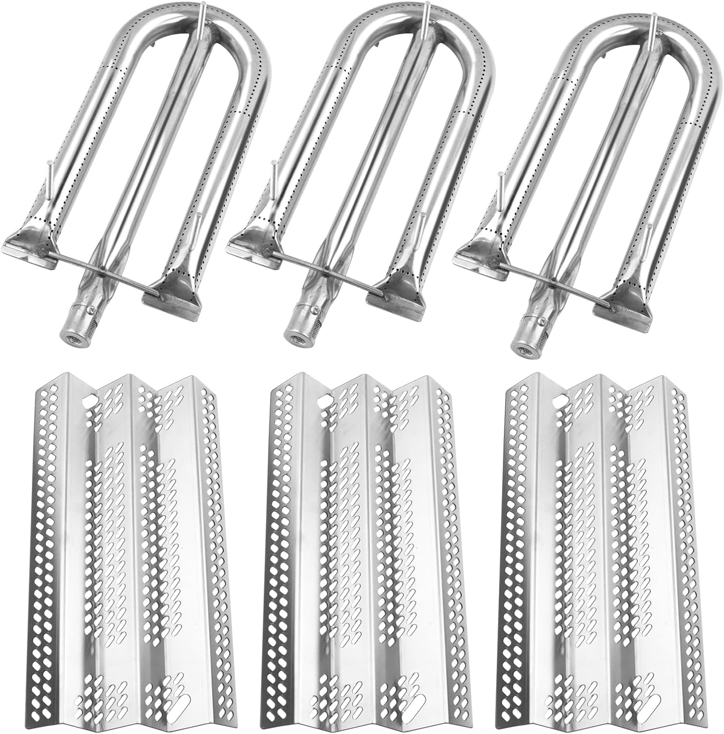 12461 14.5" Stainless Grill Burner Replacement for American Outdoor Grill – 3-Pack