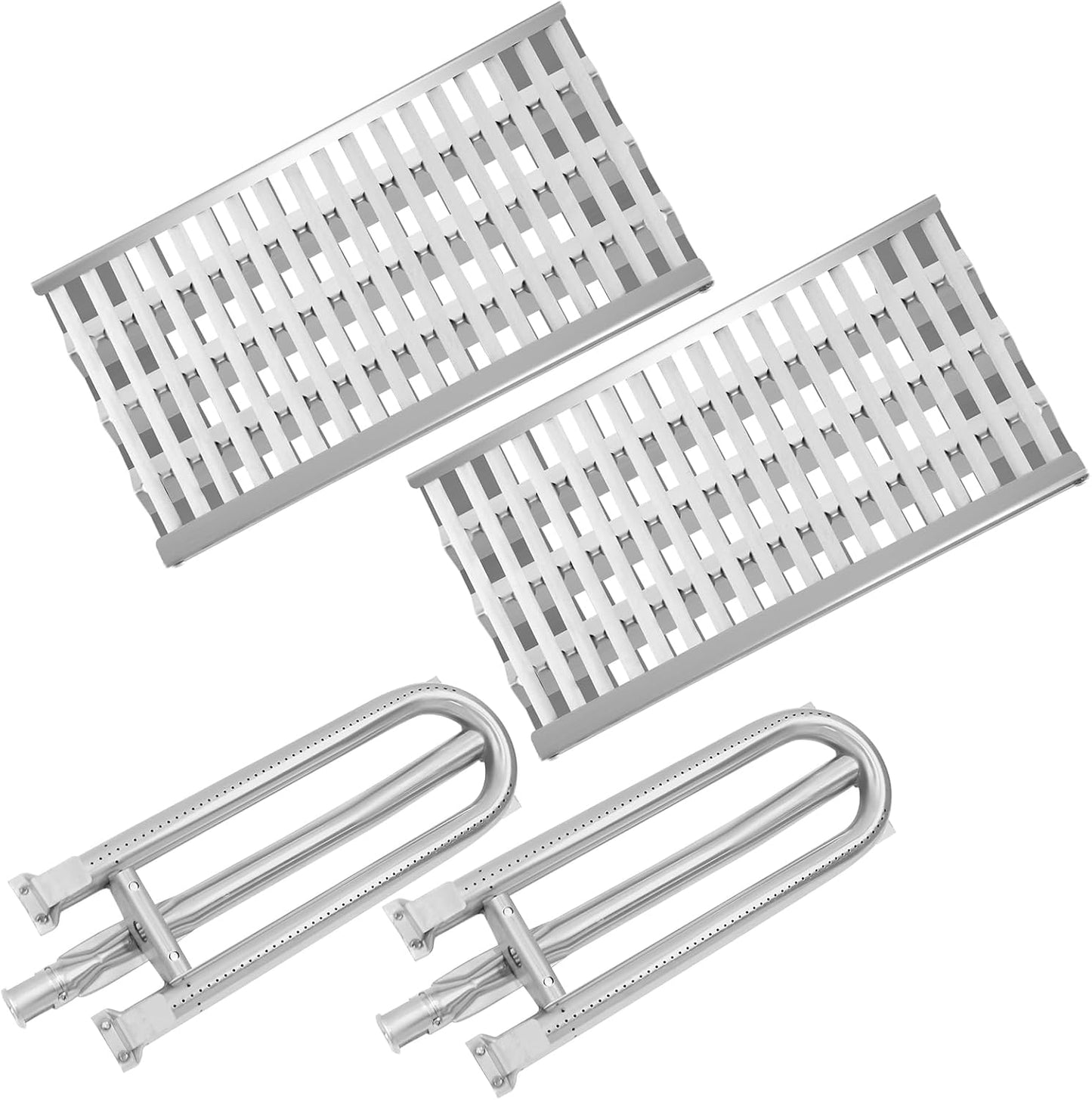 2-Pack Radiant Tray & Heat Plate Shield with Ceramic Rods for DCS Grills