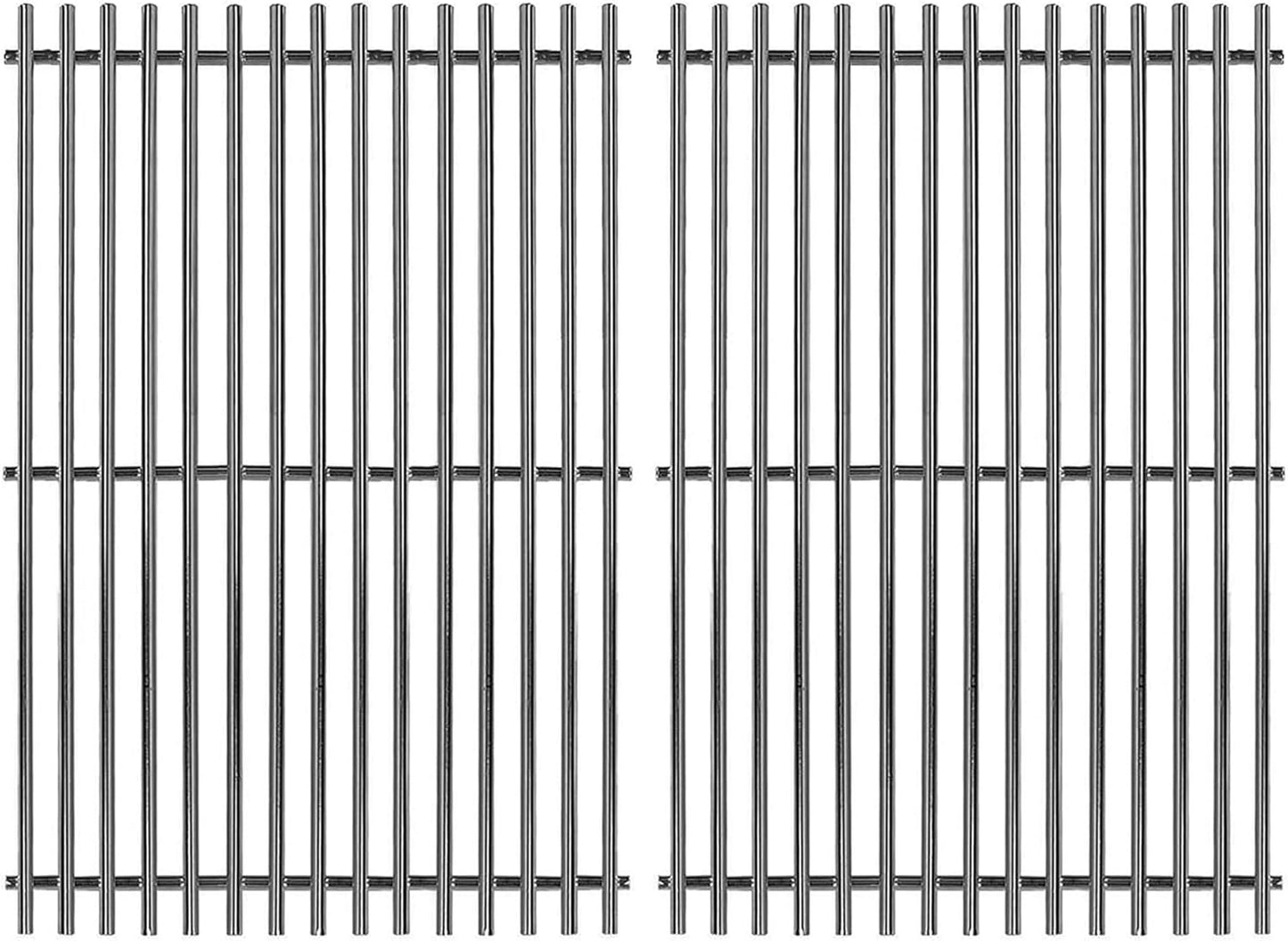 18.7" Cooking Grates for Weber GS4 Genesis II LX 400 SER II E-410 E-435 S-410 GBS S-435 S-440 LX E/S-440 & Genesis 2 400, Kitchen-aid 720-0856V 740-0781, Replacements Grill for Weber 66097 66089