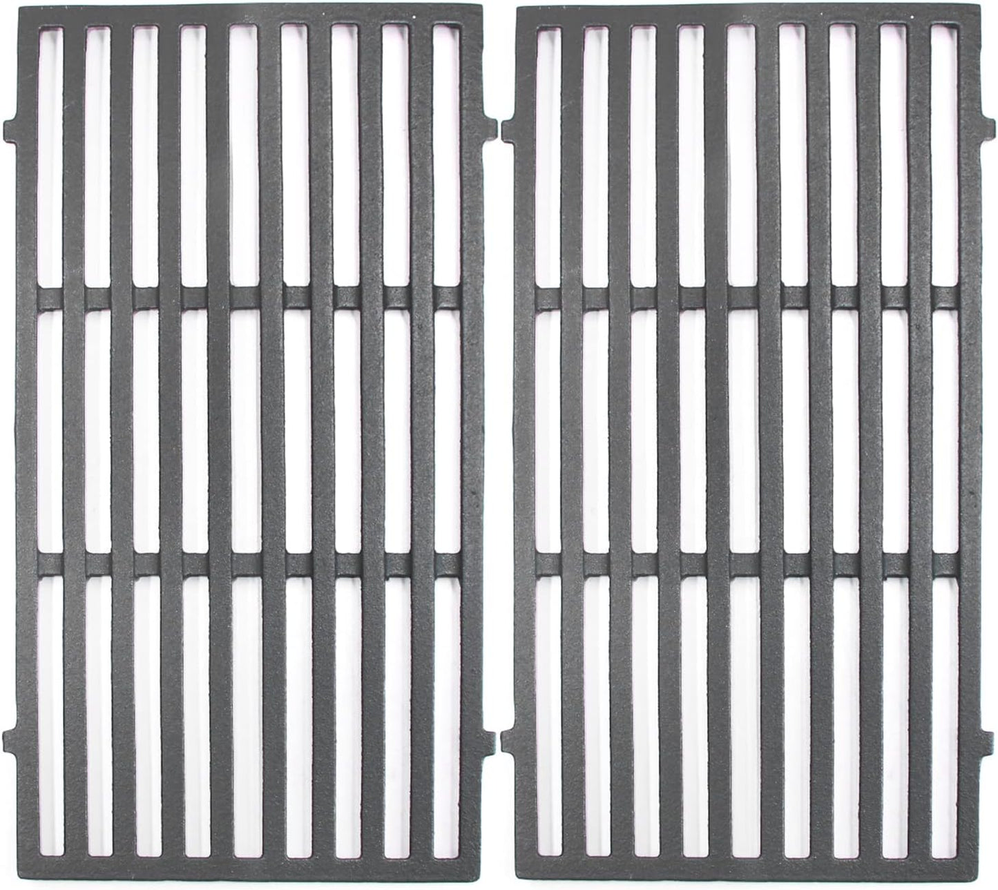 19.5" Solid SUS304 Stainless Steel Cooking Grates Replacement for Weber Genesis E and S Series 300 E310 E320 S310 S320 Gas Grills, Set of 2, 7528 (19.5" x 12.9" x 0.5")