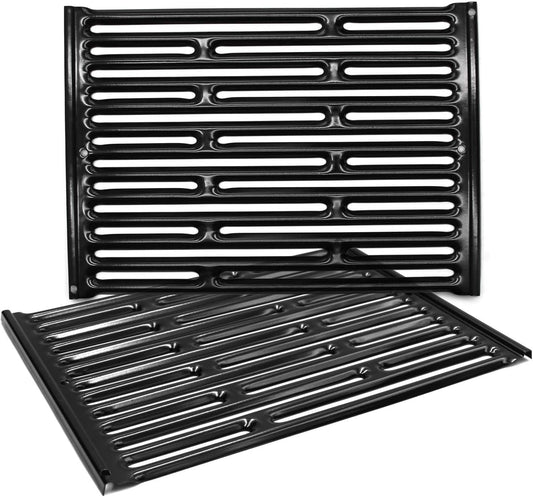 7523 7521 7522 15 Inches Porcelain Enameled Cooking Grates Replacement for Weber Spirit E-210, Spirit S 200 & 210 (Pre-2012 with Side Control), Genesis Silver A, Spirit 500, 65904 65905 Grills