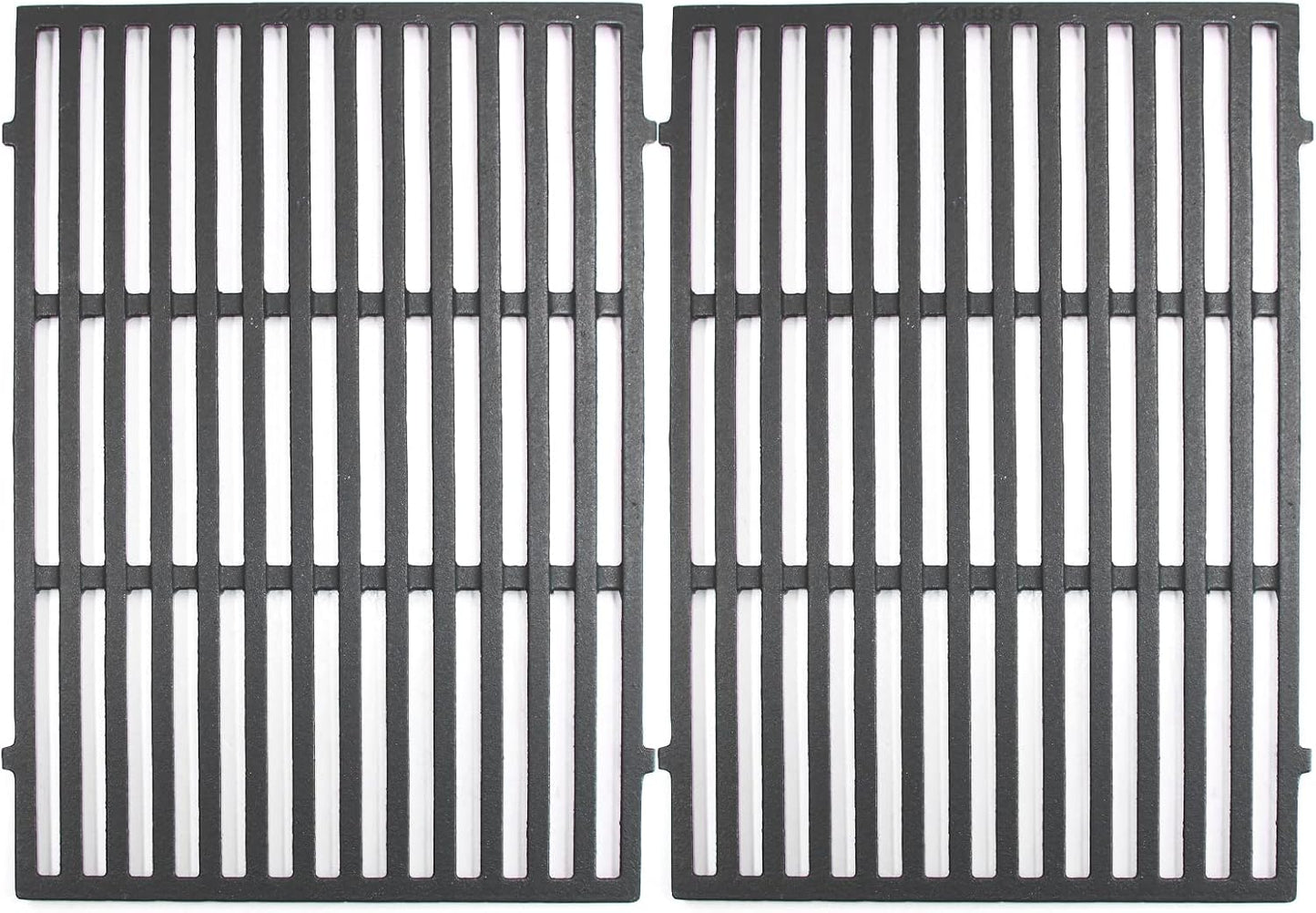 19.5" Solid SUS304 Stainless Steel Cooking Grates Replacement for Weber Genesis E and S Series 300 E310 E320 S310 S320 Gas Grills, Set of 2, 7528 (19.5" x 12.9" x 0.5")