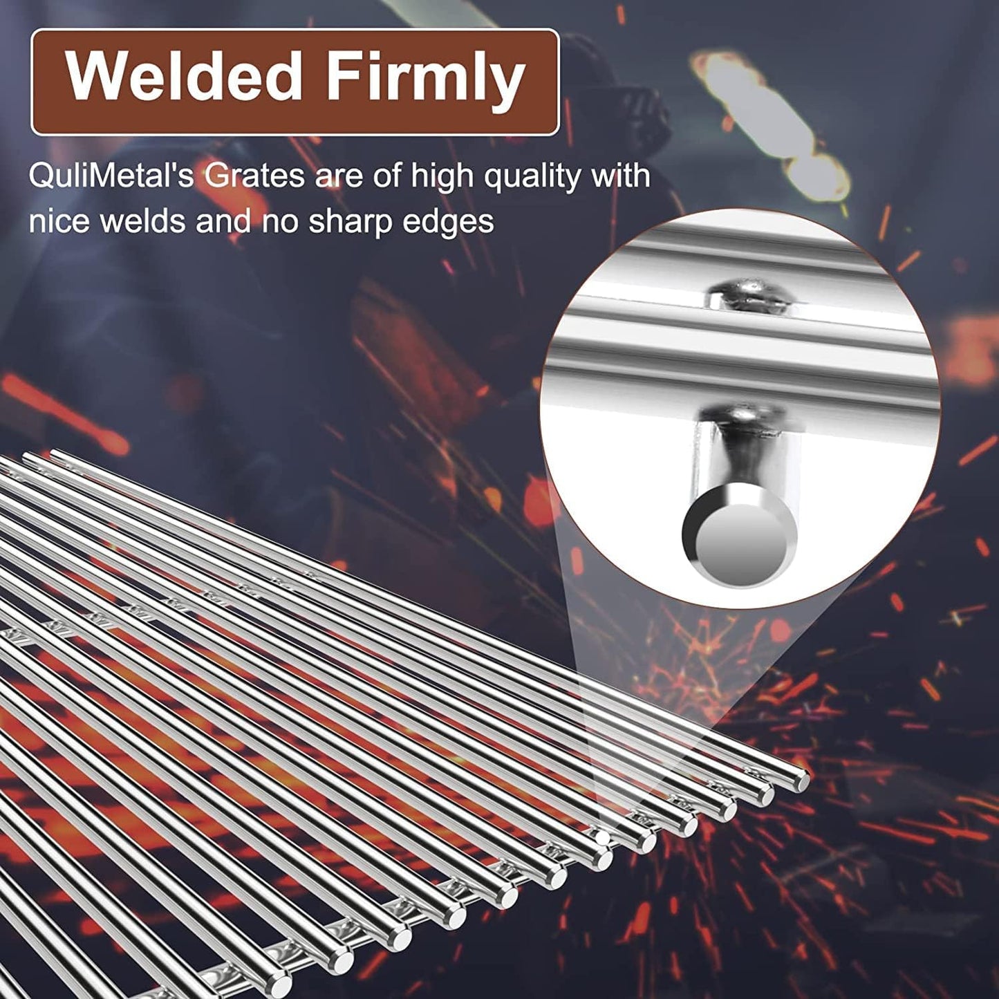 Topgrillparts 7639 Cooking Grates for Weber Spirit 300 and GS4 Spirit II 300 Series
