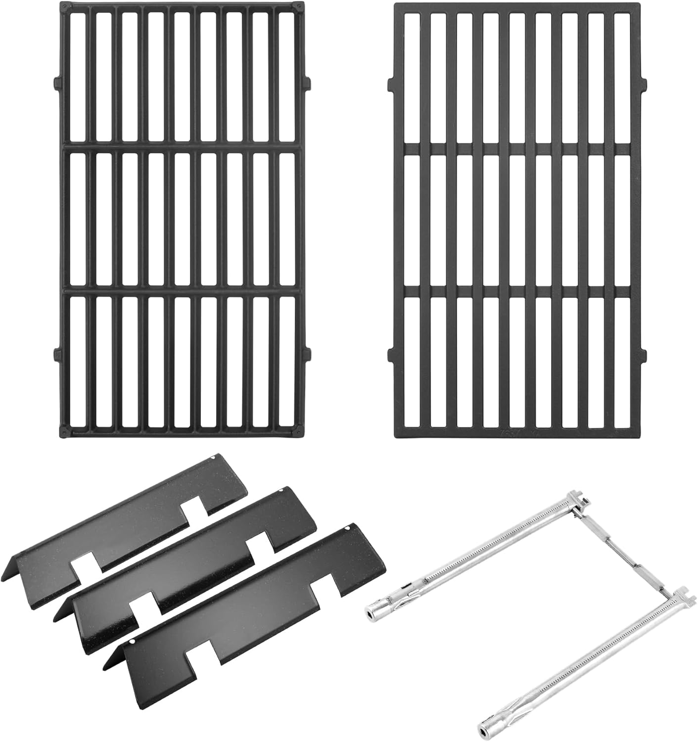 Spirit II E310 Replacement Parts 7636 Flavorizer Bars Burners 7639 Grates for Weber Spirit and Spirit II 300 E-310 S-310 E-320 S-320 E-330 S-330 ii E-310 ii 330 Flavor Bars Burner Spirit 2 GS4 Parts