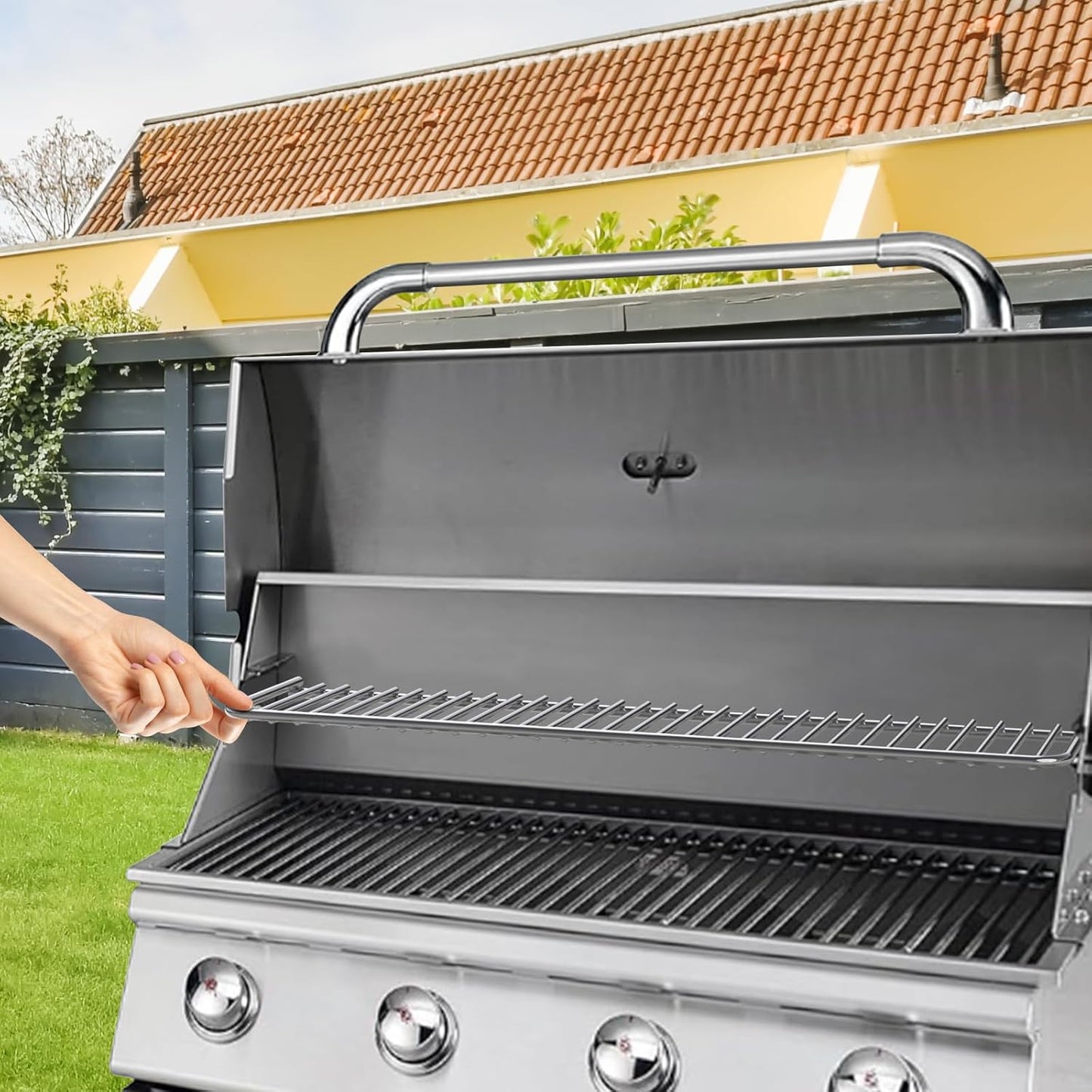 Stainless Steel Warming Rack for Bull 30" Grills – Expand Cooking Surface