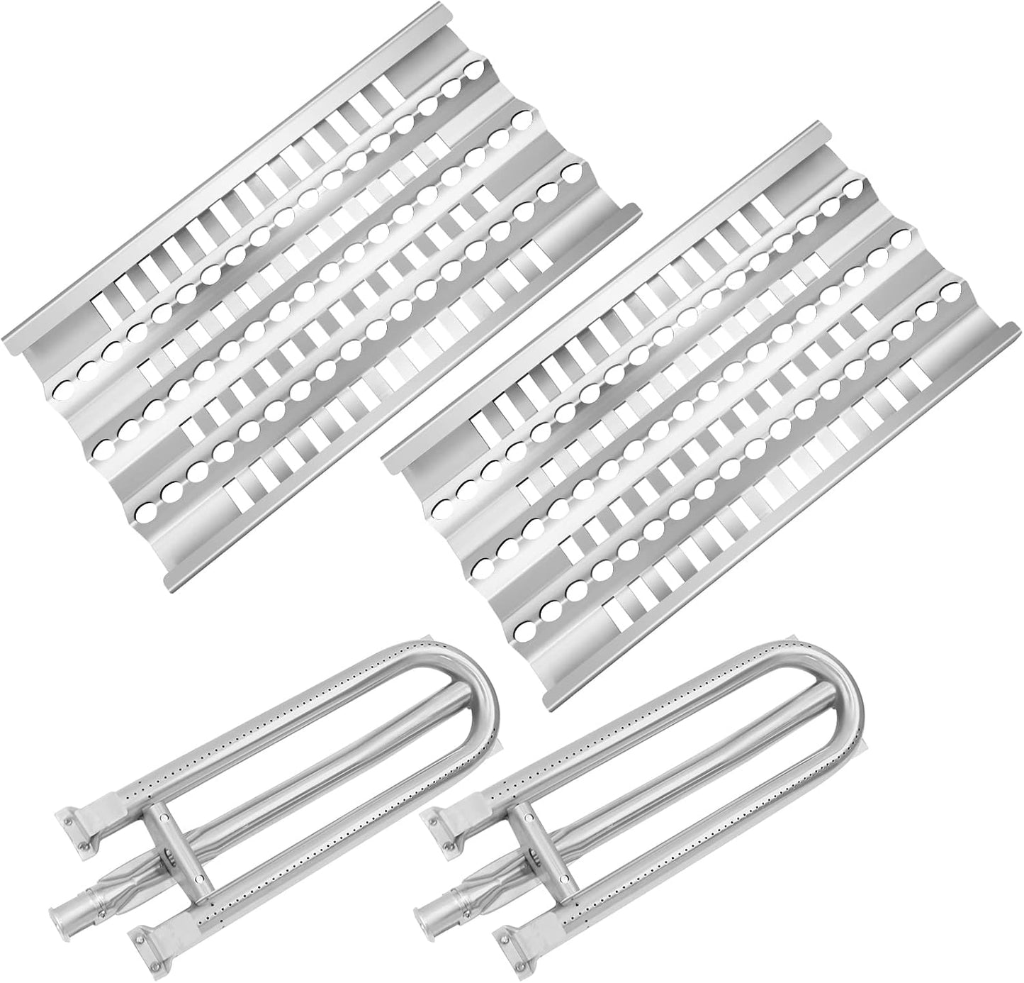 2-Pack Grill Heat Plate Shield & Burner Tubes for DCS 27/30/36/48 Grills