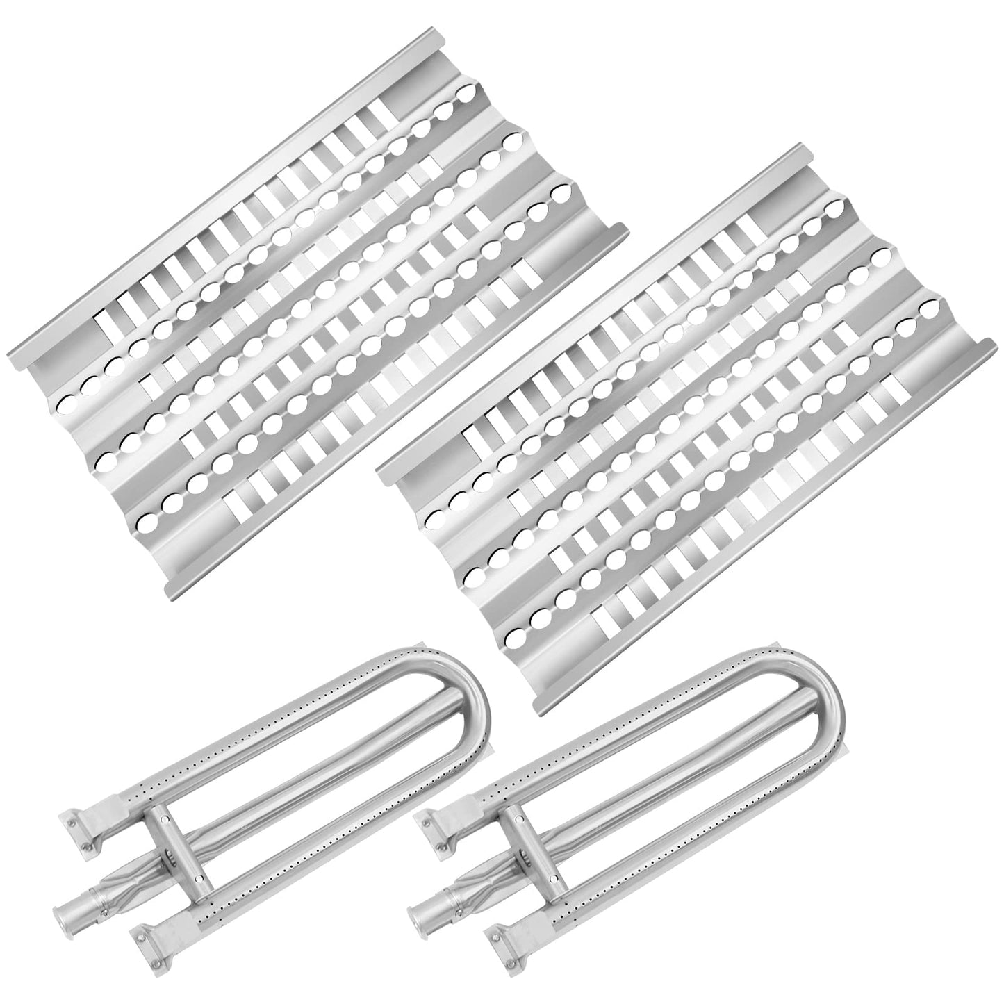 2-Pack Grill Heat Plate Shield & Burner Tubes for DCS 27/30/36/48 Grills