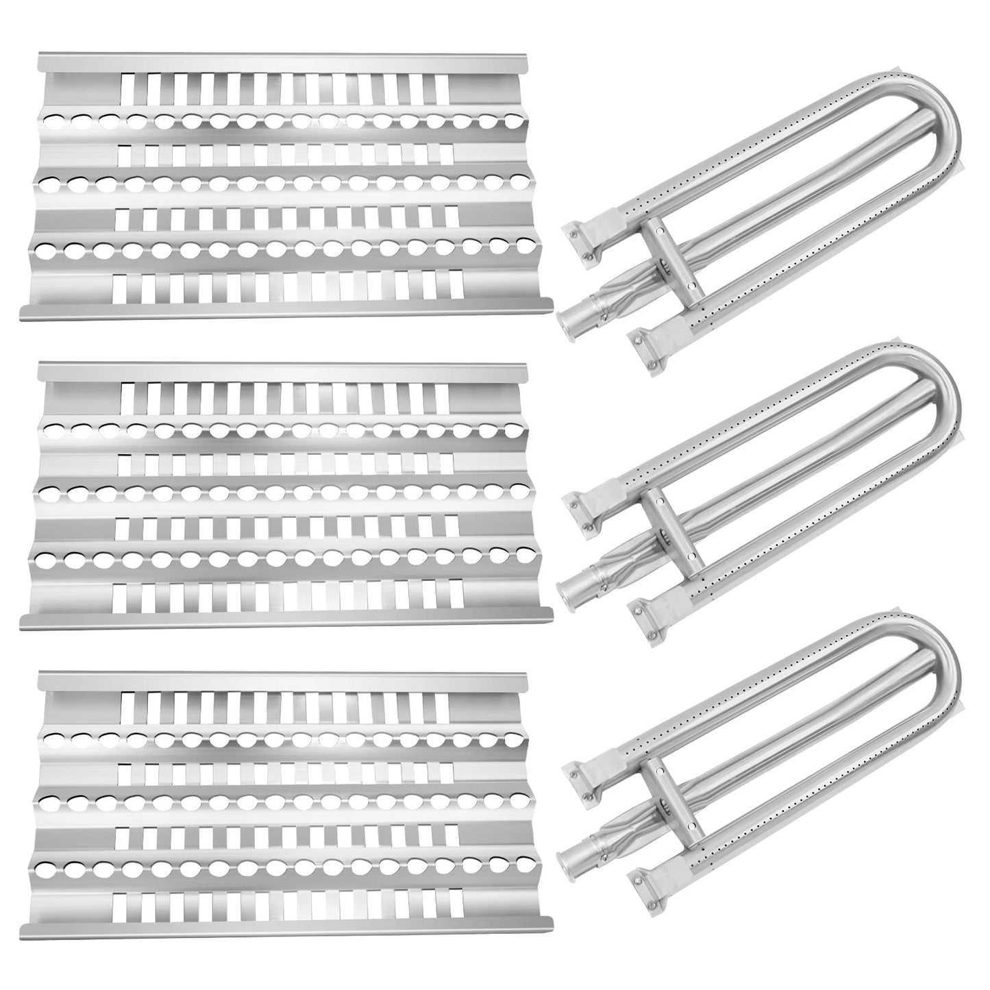 2-Pack Grill Heat Plate Shield & Burner Tubes for DCS 27/30/36/48 Grills