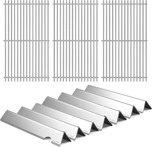 Grill Replacement Parts Grill Grates Flavorizer Bars for Weber Genesis II and Genesis II LX 400 Series, Genesis ll LX E-440/S-440, Genesis ll S-410/E-410, Genesis ll 435 Gas Grills