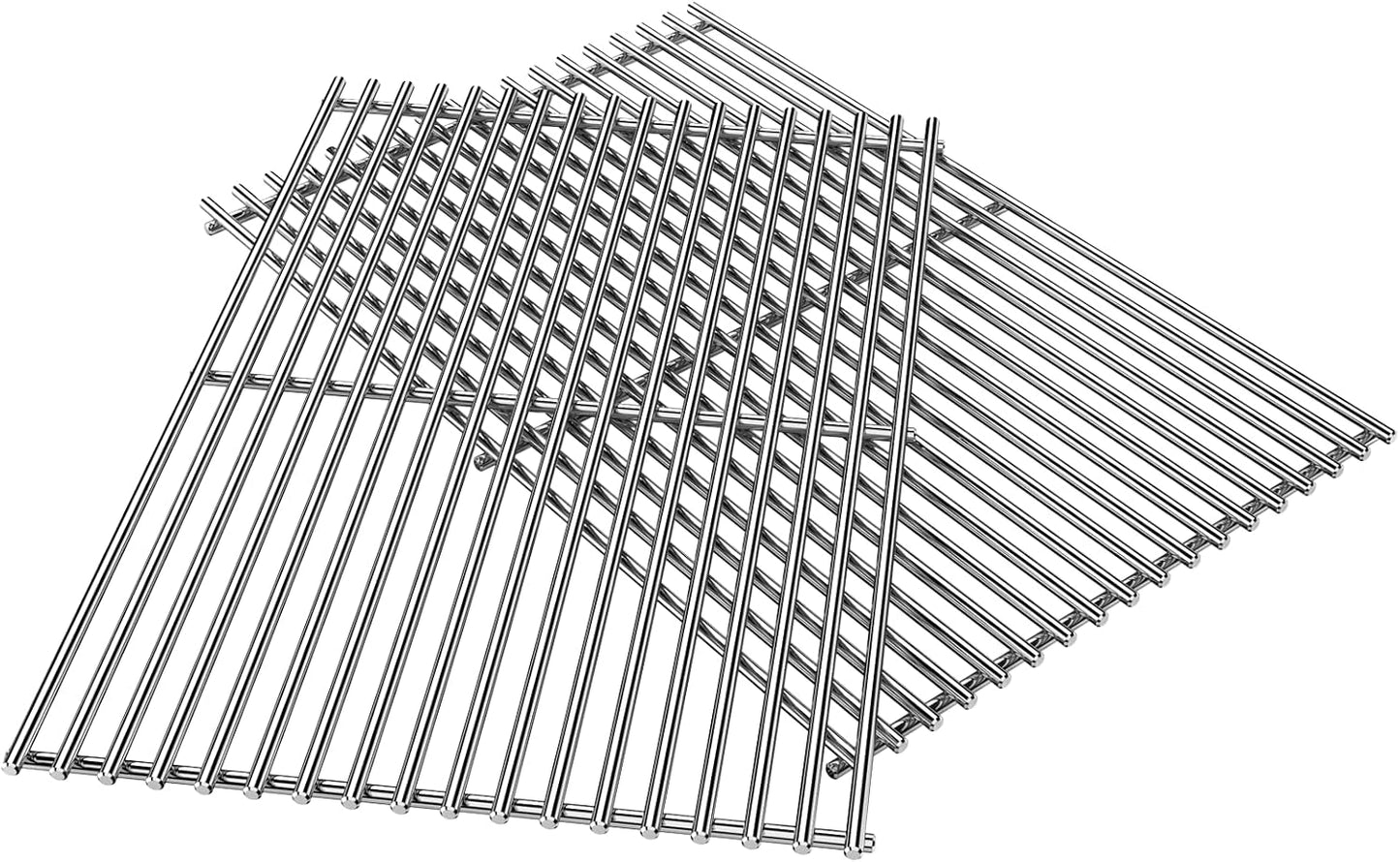 7528 304 Stainless Steel Cooking Grates for Weber Genesis E and S Series 300 E310 E320 S310 S320 Gas Grills, weber genesis grill grates, Weber Genesis Grill Parts, 19.5 x 12.9 inch