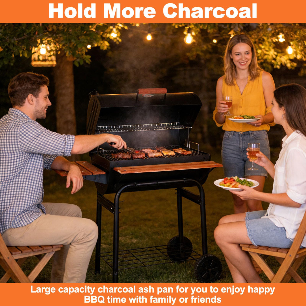 27" Ash Pan Replacement for Chargriller 1224 1324 2121 2222 2727 2828 2929 &amp; Charbroil 17302056