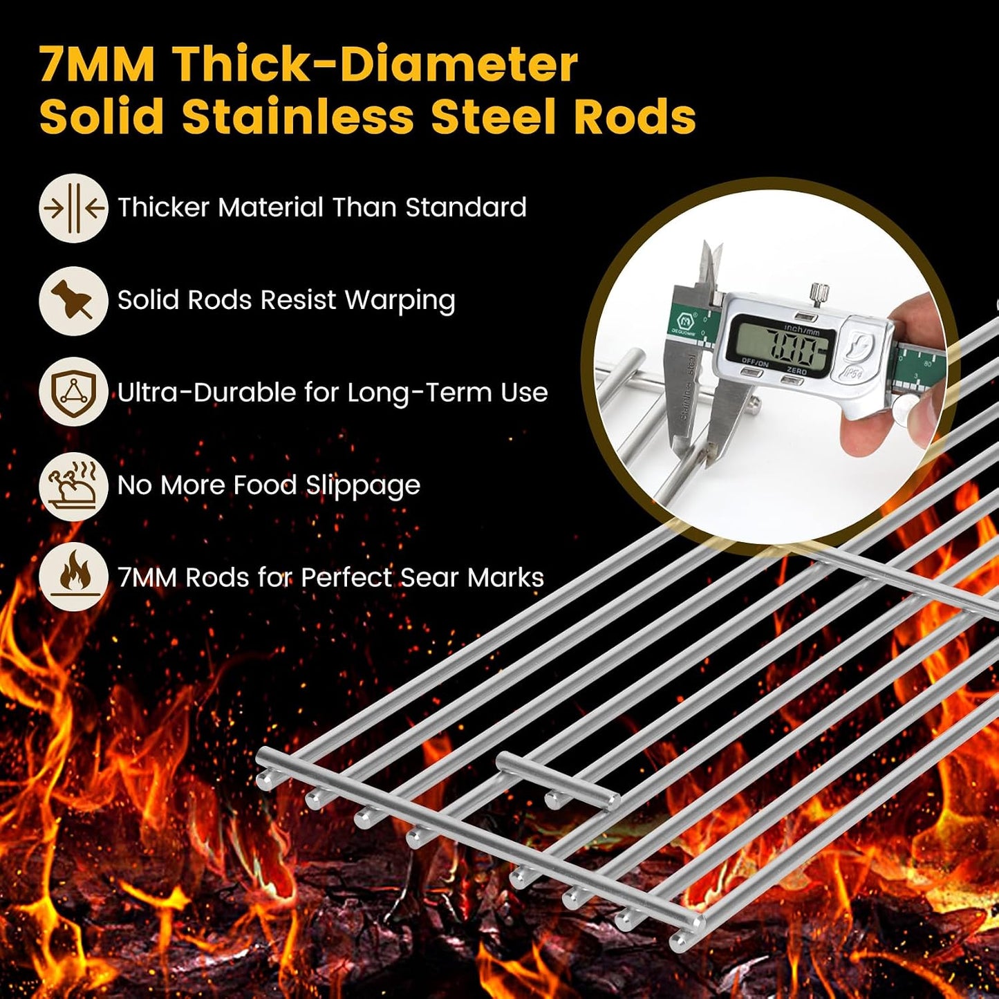 Bull Grill Complete Rebuild Kit – Burners, Grates, Flame Tamers & Heat Shields