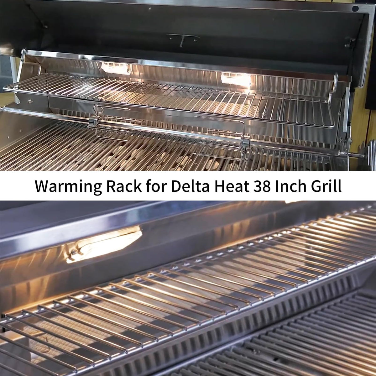 topgrillparts Delta Heat 38 Inch Warming Rack S13961 - usage scene