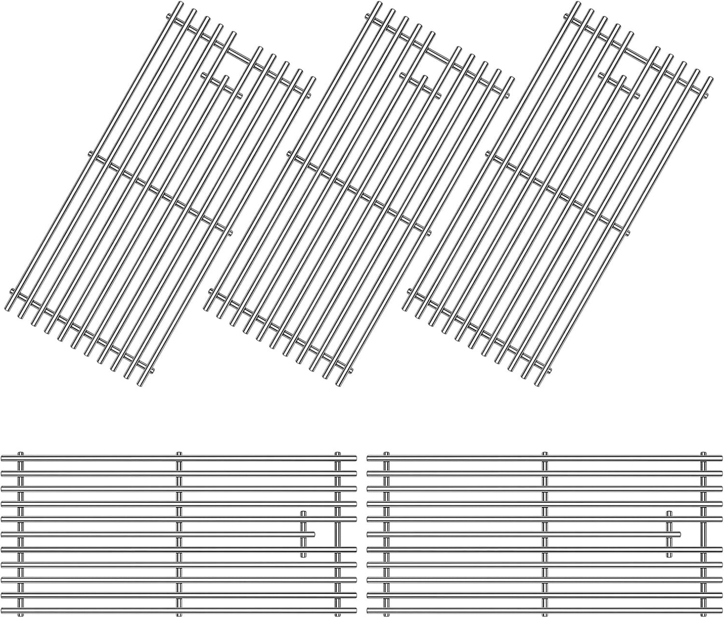 7mm Stainless Steel Rod Cooking Grates for Blaze, AOG & RCS Grills, 5-Pack