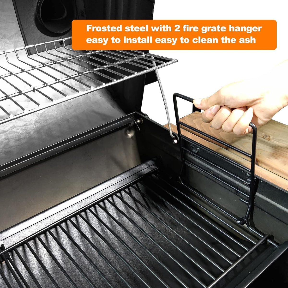 Adjustable ash pan for Chargriller - detail view 5