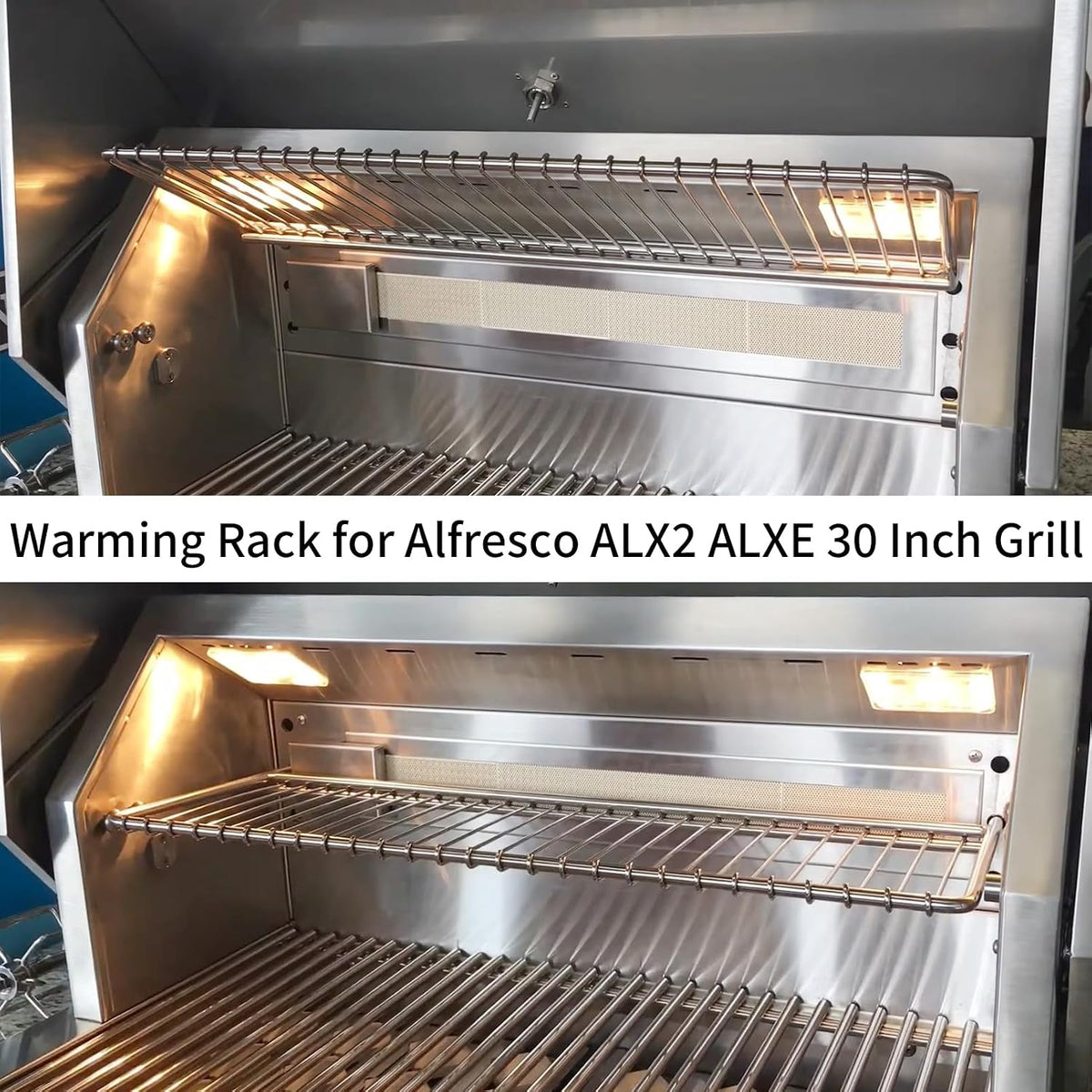 topgrillparts Alfresco ALXE/LX2 30 Inch Warming Rack 290-0315 - usage scene