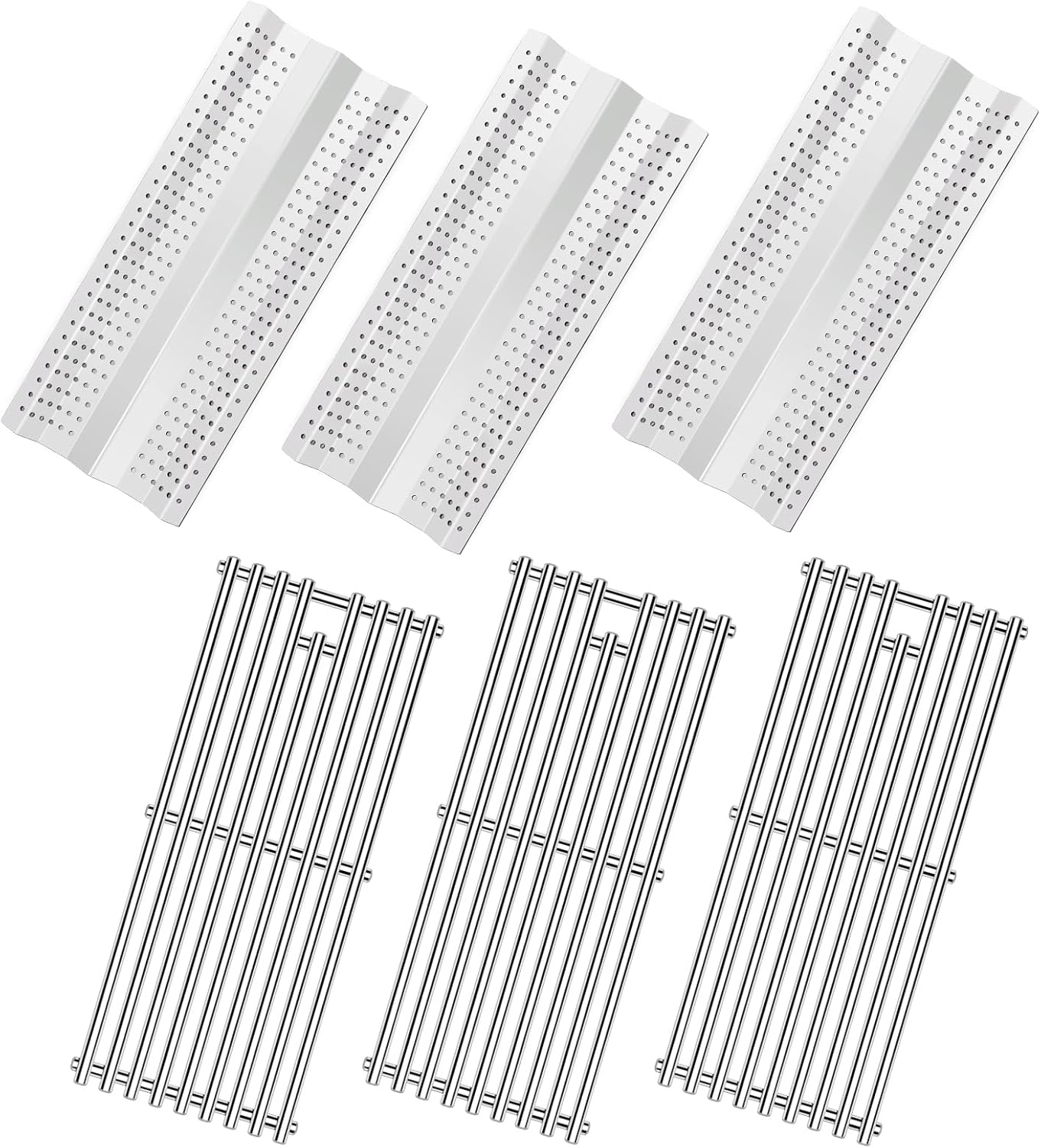9mm Stainless Steel Cooking Grates & Flame Tamer Kit for Blaze 3-Burner Grills