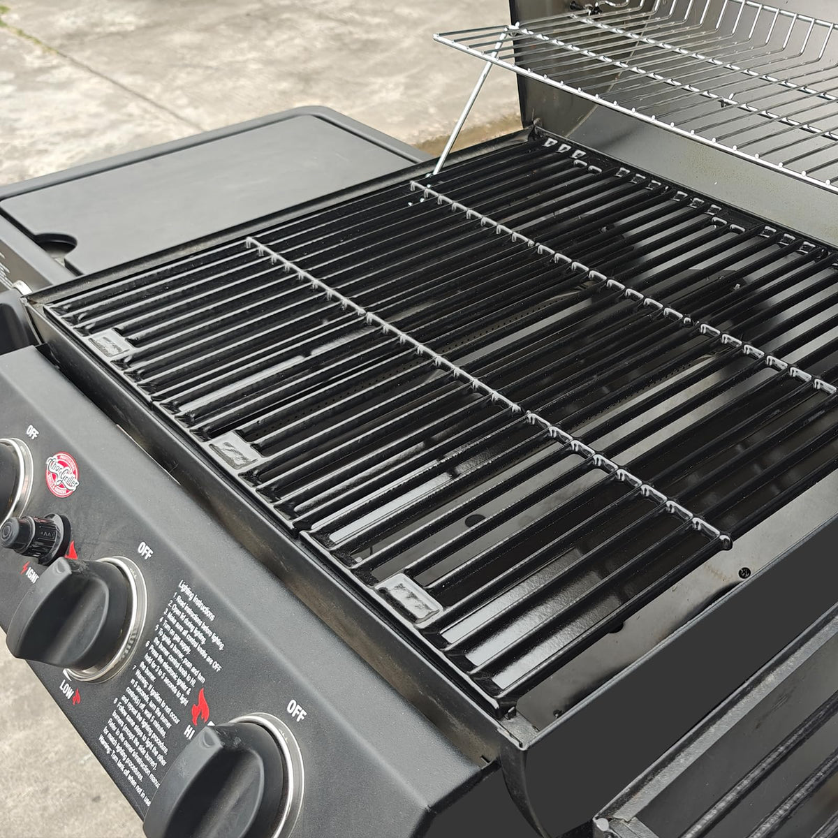 Complete Burner, Heat Plate &amp; Cooking Grid Rebuild Kit for CharGriller 5050 3001 3008 4000 3030