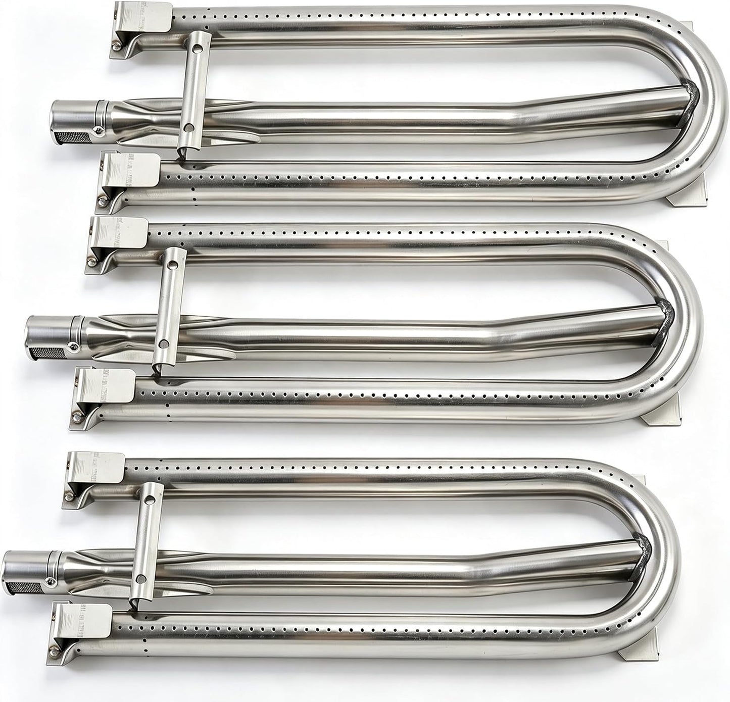 3-Pack Gas Grill Burner Tube Replacement for DCS, Brinkmann & Charmglow Grills