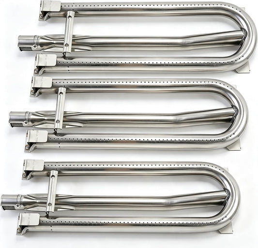3-Pack Gas Grill Burner Tube Replacement for DCS, Brinkmann & Charmglow Grills