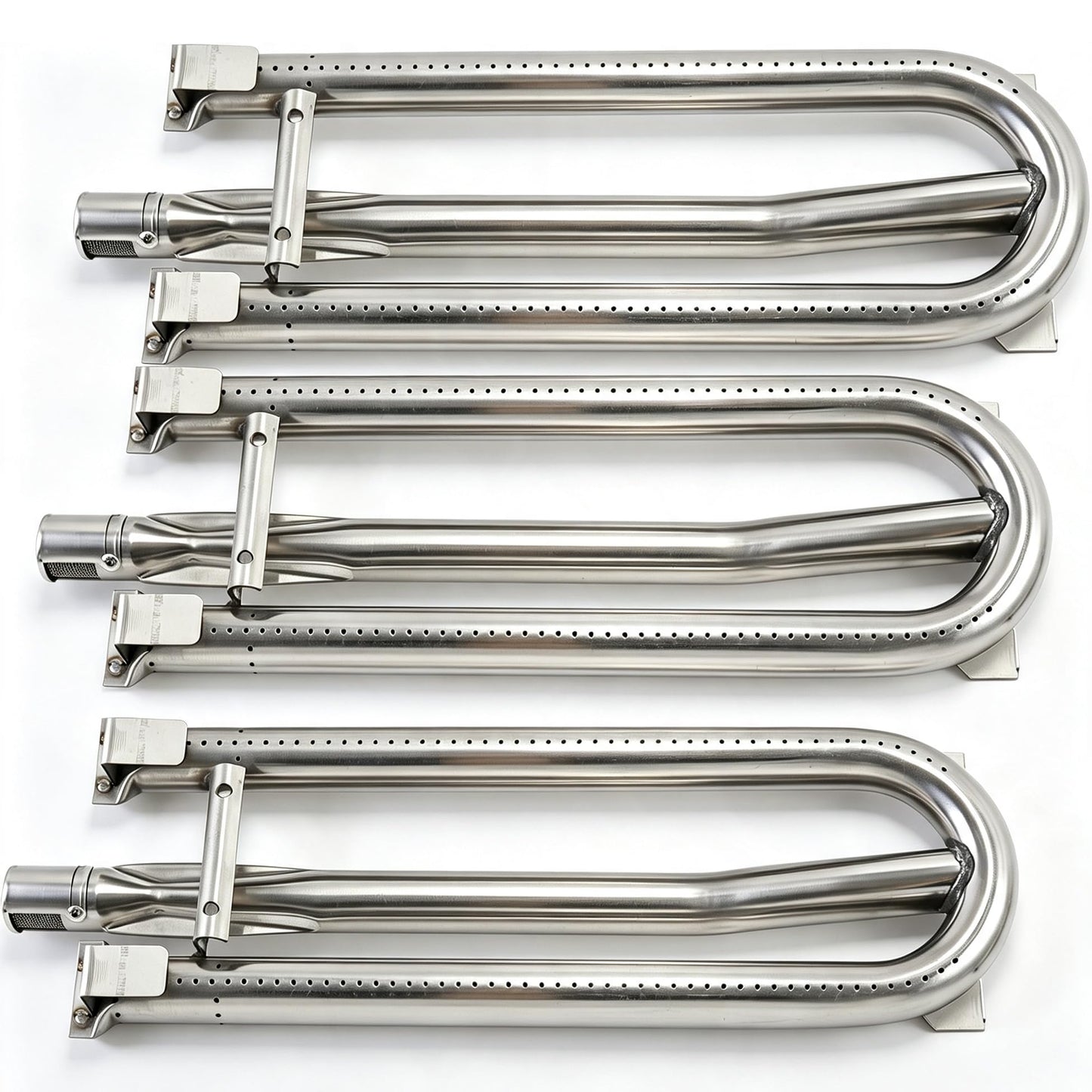 3-Pack Gas Grill Burner Tube Replacement for DCS, Brinkmann & Charmglow Grills