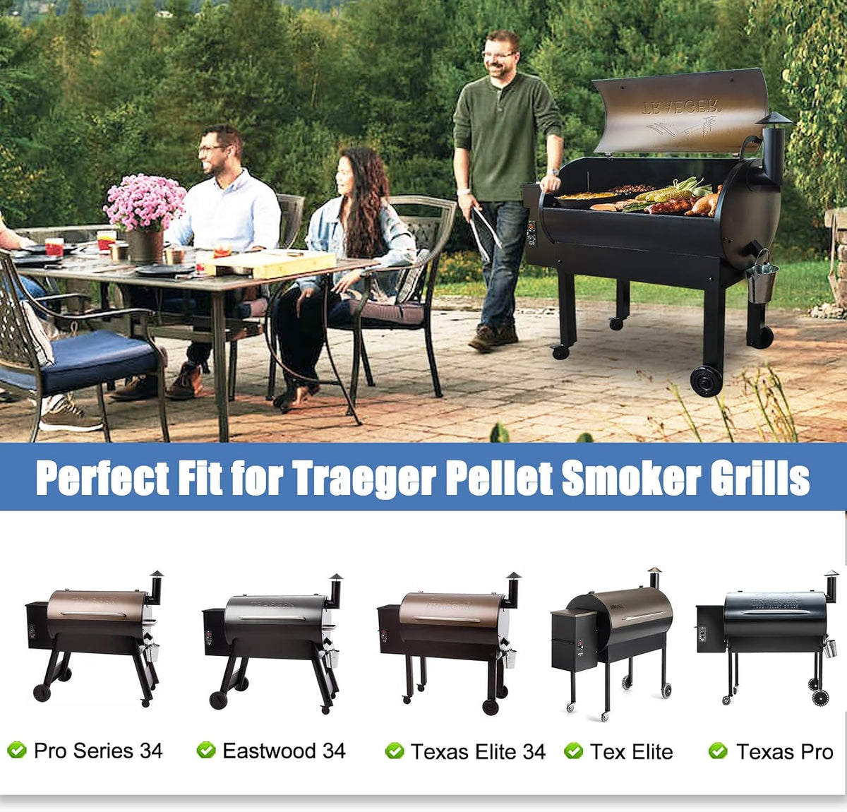 Traeger Pro 34 drip tray baffle BAC006 Criditpid - photo 2
