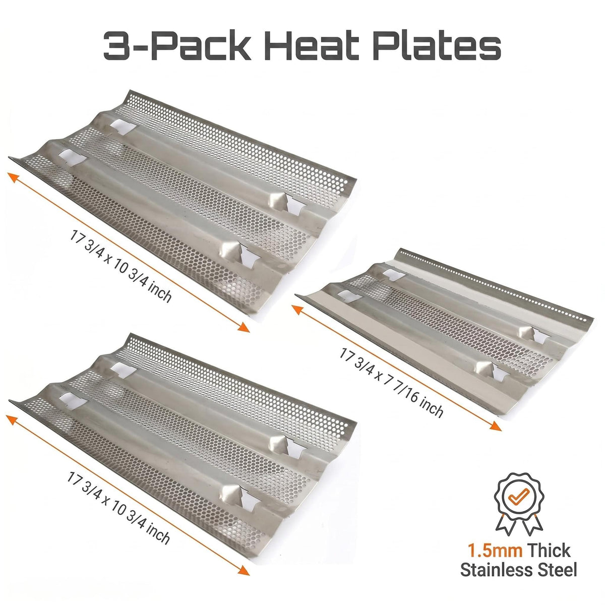 Fire Magic grill cooking grid and heat plate kit - stainless steel construction