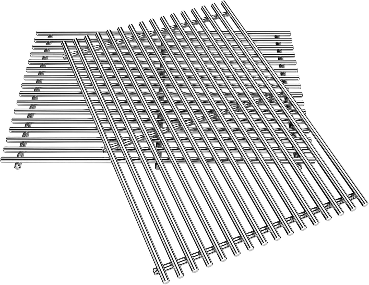 7528 304 Stainless Steel Cooking Grates for Weber Genesis E and S Series 300 E310 E320 S310 S320 Gas Grills, weber genesis grill grates, Weber Genesis Grill Parts, 19.5 x 12.9 inch