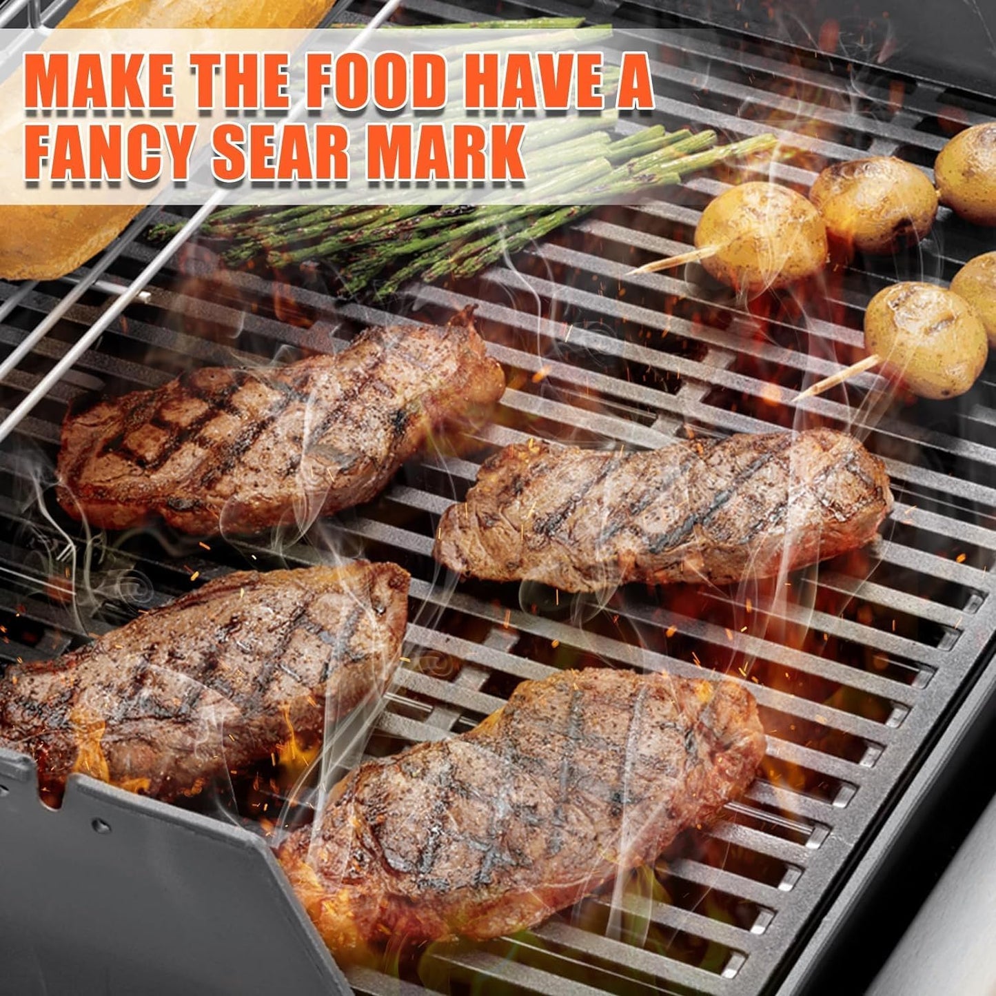17.5" Grill Grates for Weber Spirit 300 and Spirit II 300 Series