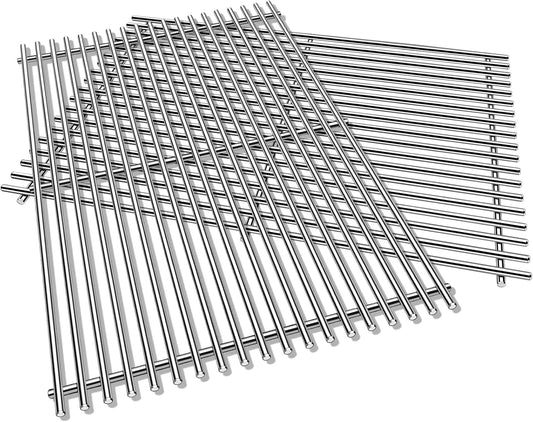 66095 66802 Grill Grates Replacement Parts for Weber Genesis II 300 and Genesis II LX 300 Series Gas Grills,18.75" Cooking Grid for Weber 61000001 66014001 Grill grates